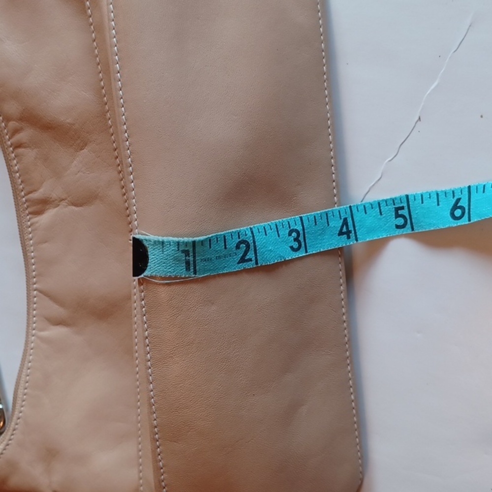 Ralph Lauren small/medium light tan leather sachel bag - Picture 8 of 12